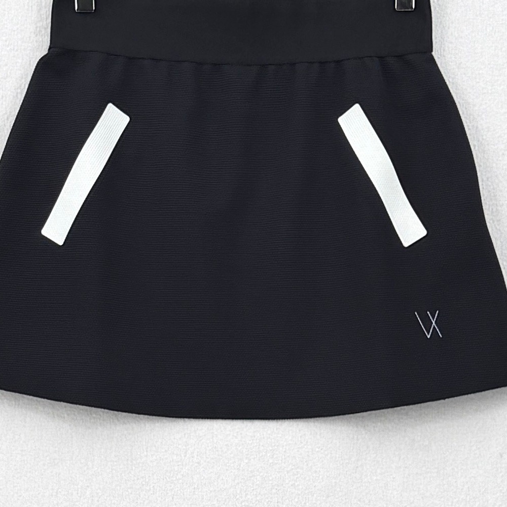 VIEUX JEU Giselle Skirt Women Large Black Athletic Sportswear Mini Skort - Picture 5 of 12